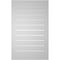 Ekena Millwork Vertical Surface Mount PVC Gable Vent: Functional, w/ 2"W x 1-1/2"P Brickmould Frame, 20"W x 32"H GVPVE20X3202SF - alternate 3